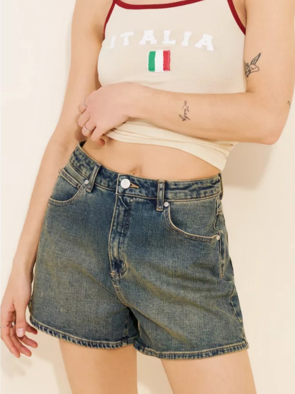 Zara Blue Denim Shorts